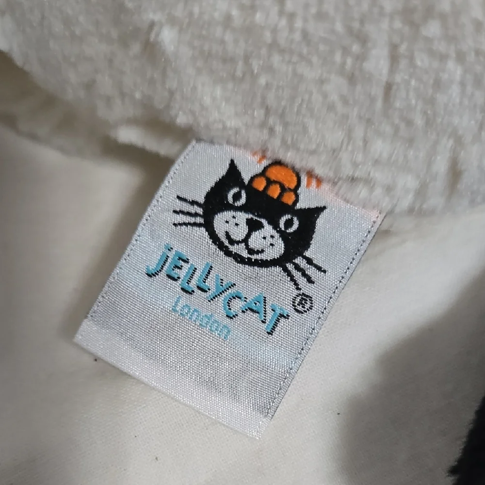 Jellycat Cream and Black Dog Plush
